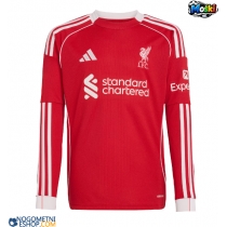 Moški Nogometni dresi Liverpool Domači 2025-26 Dolgi Rokav